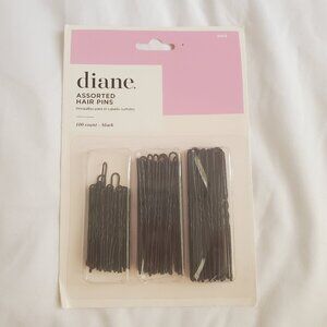 Diane Black Assorted Sizes Hair Bobby Pins Pack of 100 Count for Styling & Updos